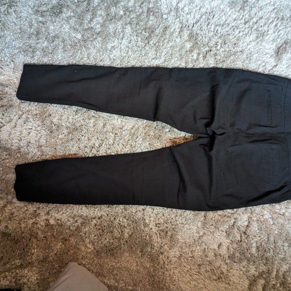 Armani Exchange Tapered Zipper Leg Black Trouser Size 6 - Picture 7 of 7